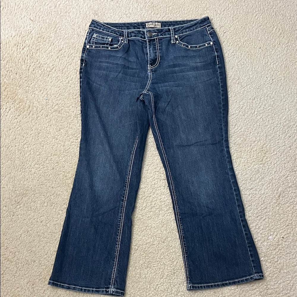 Earl Jeans Dark Blue Boot Cut Women's Jeans